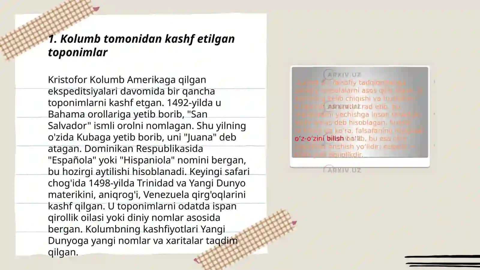 3.Buyuk geogrаfik kаshfiyotlаr dаvridа pаydo bo’lgаn toponimlаr 3