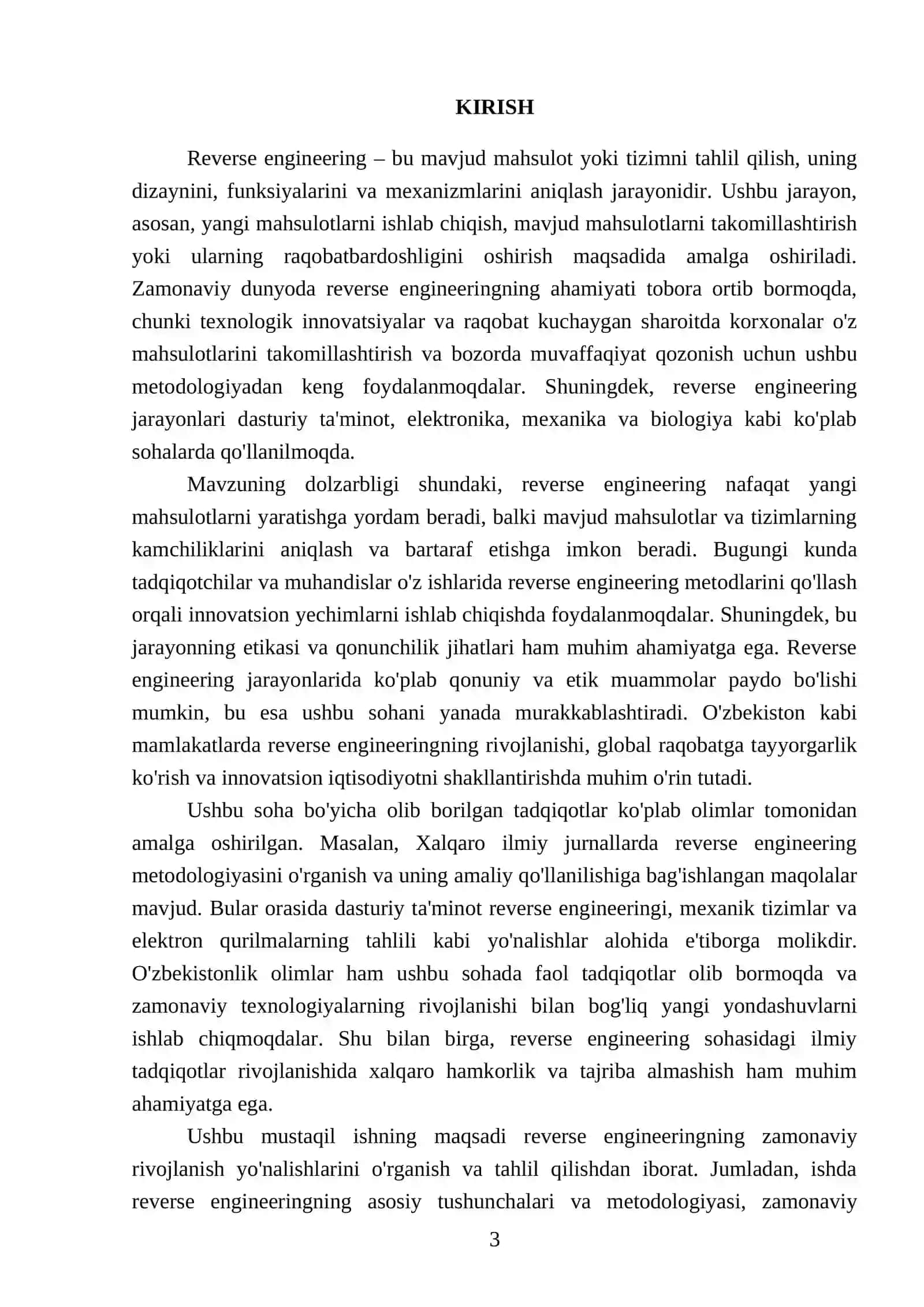 Reverse engineeringning zamonaviy rivojlanish yo‘nalishlari 3