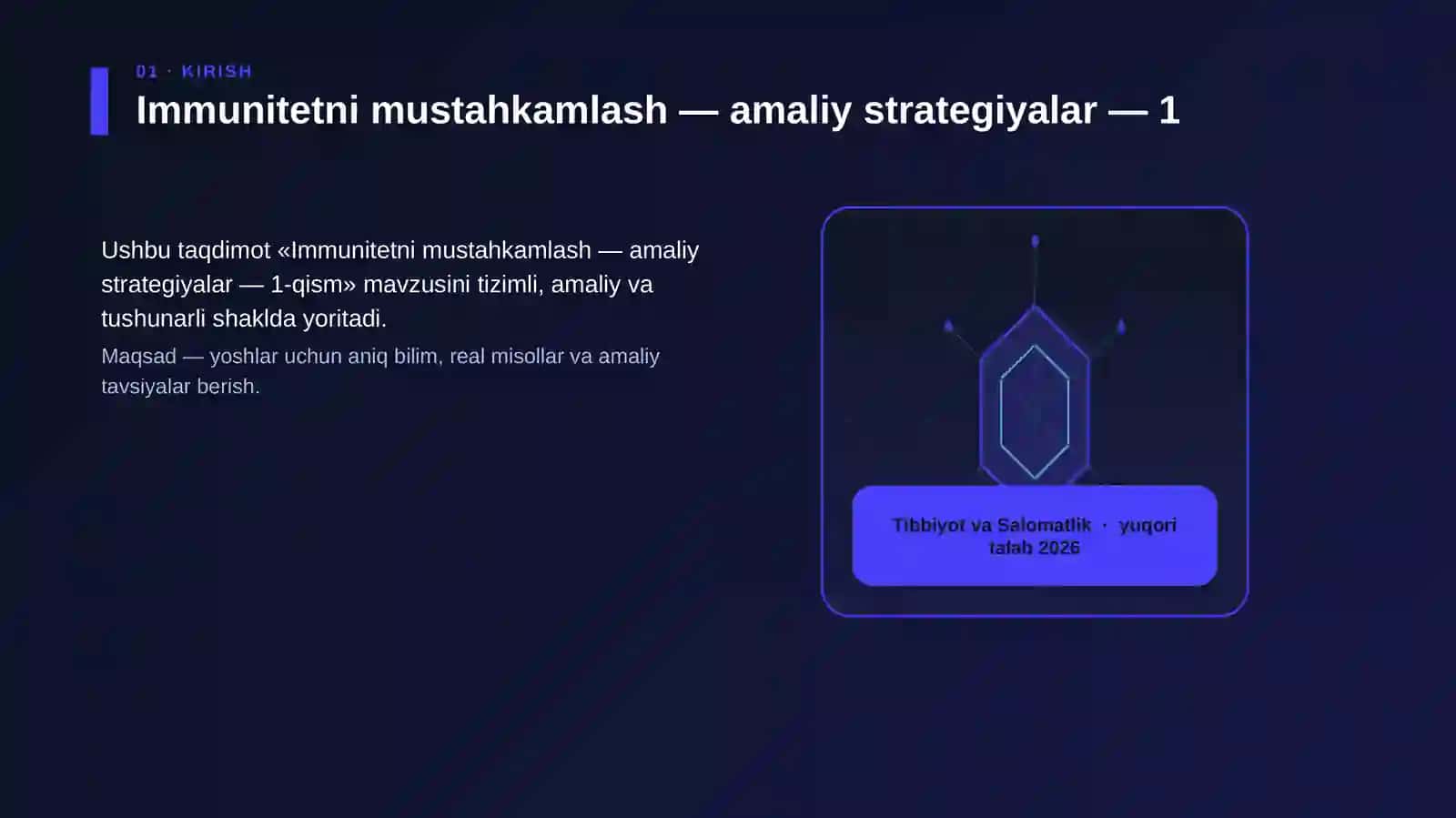Immunitetni mustahkamlash — amaliy strategiyalar — 1-qism 3