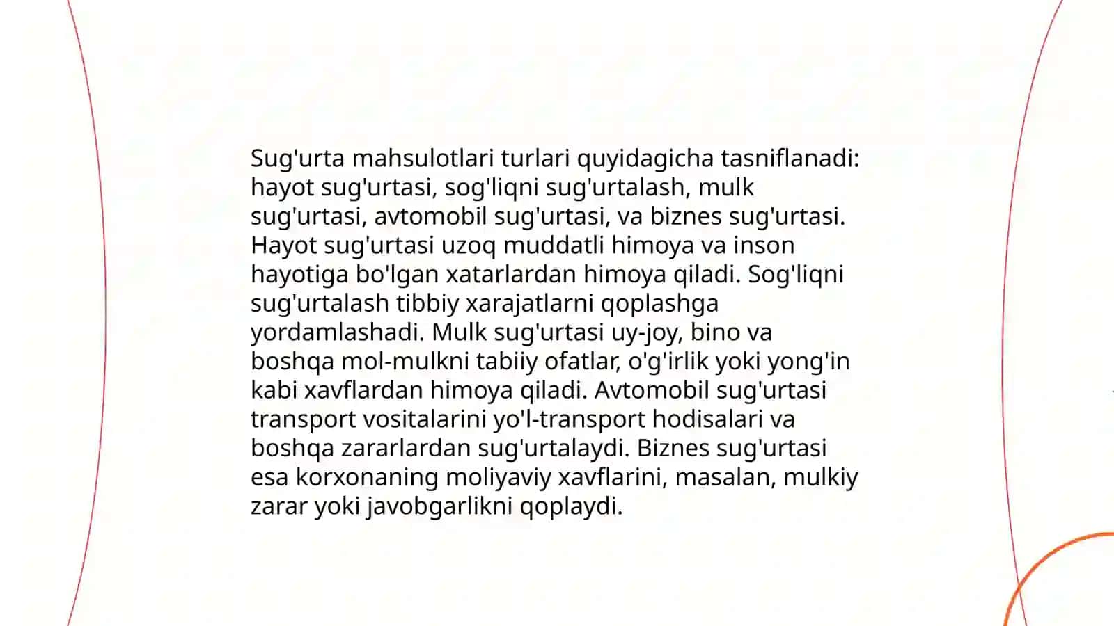 Sug’urta maxsulotini yaratish texnalogiyalari 3