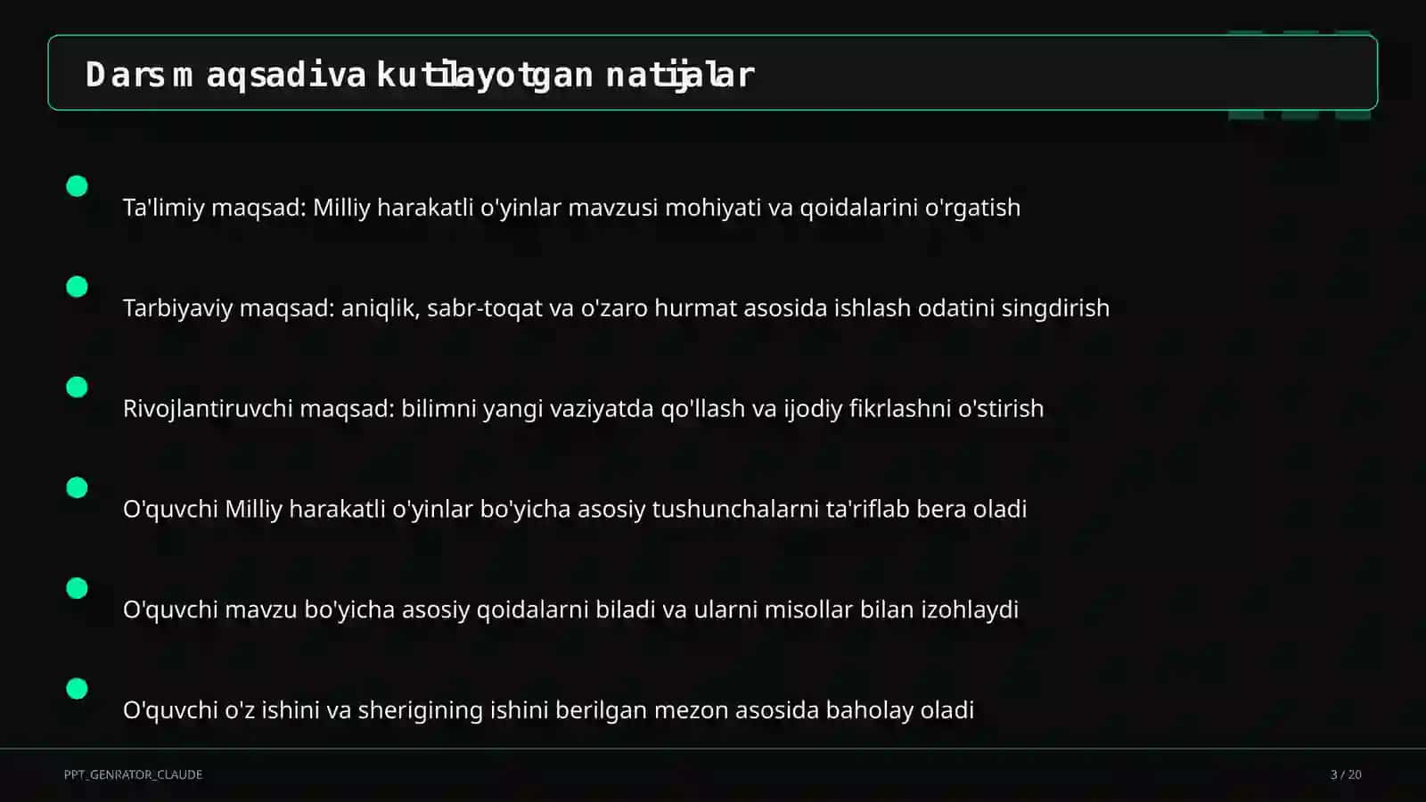Jismoniy tarbiya (1– 11) — o'quvchilar uchun 3