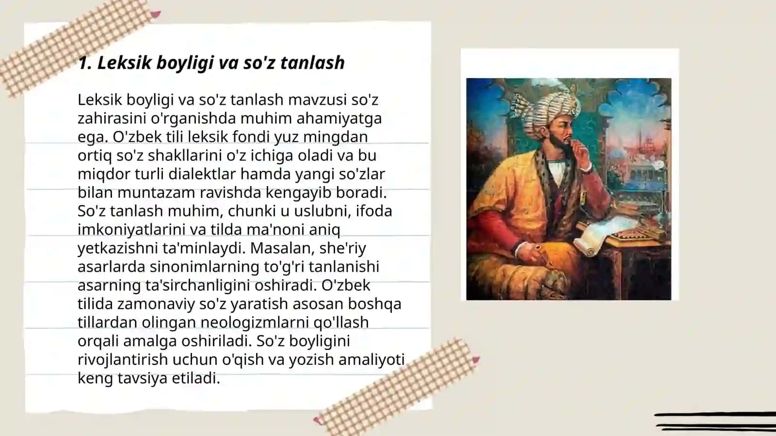 Zahiriddin Muhammad Boburning lingvistik qarashlari 3