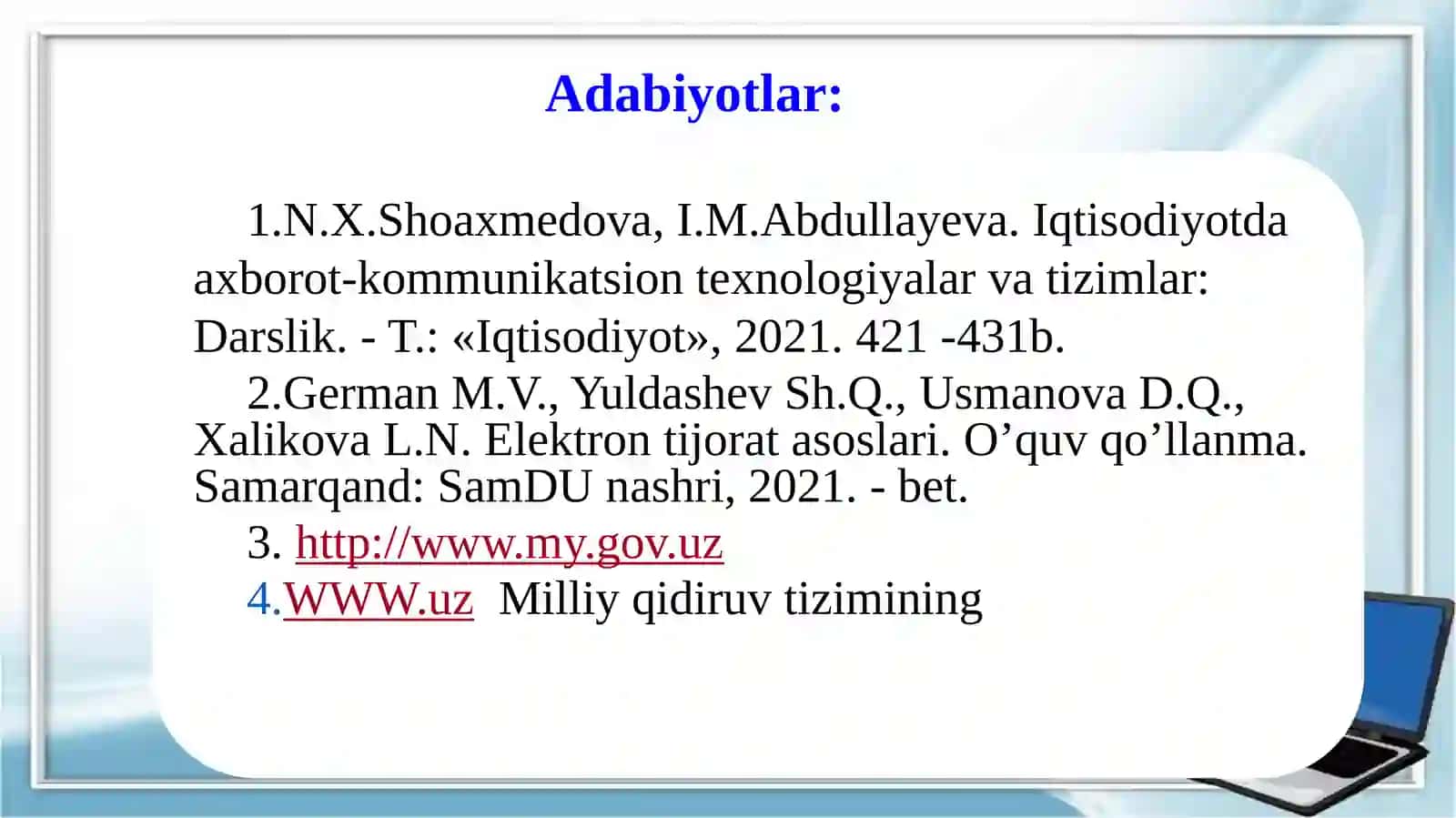 Blokcheyn texnologiyasi va undan iqtisodiyot sohalarida foydalanish imkoniyatlari 3