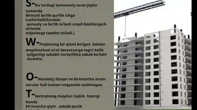 Biznes loyiha ko’p qavatli uy qurish 3