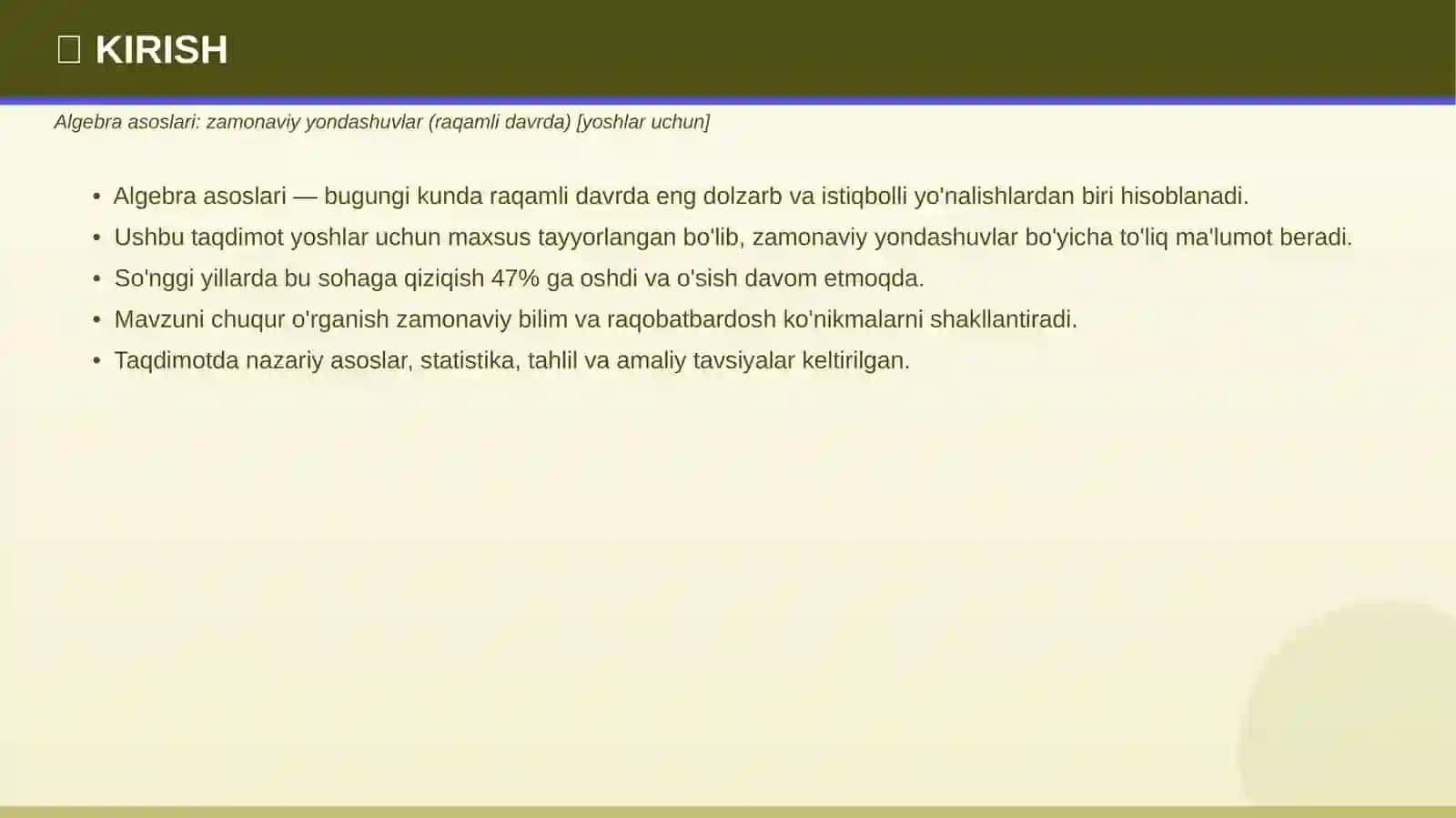 Algebra asoslari: zamonaviy yondashuvlar (raqamli davrda) [yoshlar uchun] 3