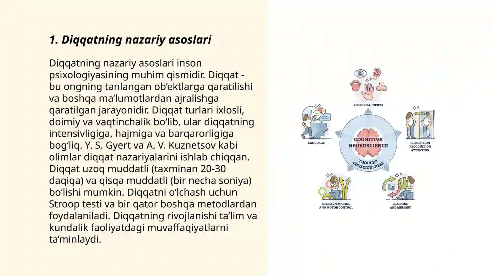 Kognitiv psixologiyada diqqat tadqiqotlari 3