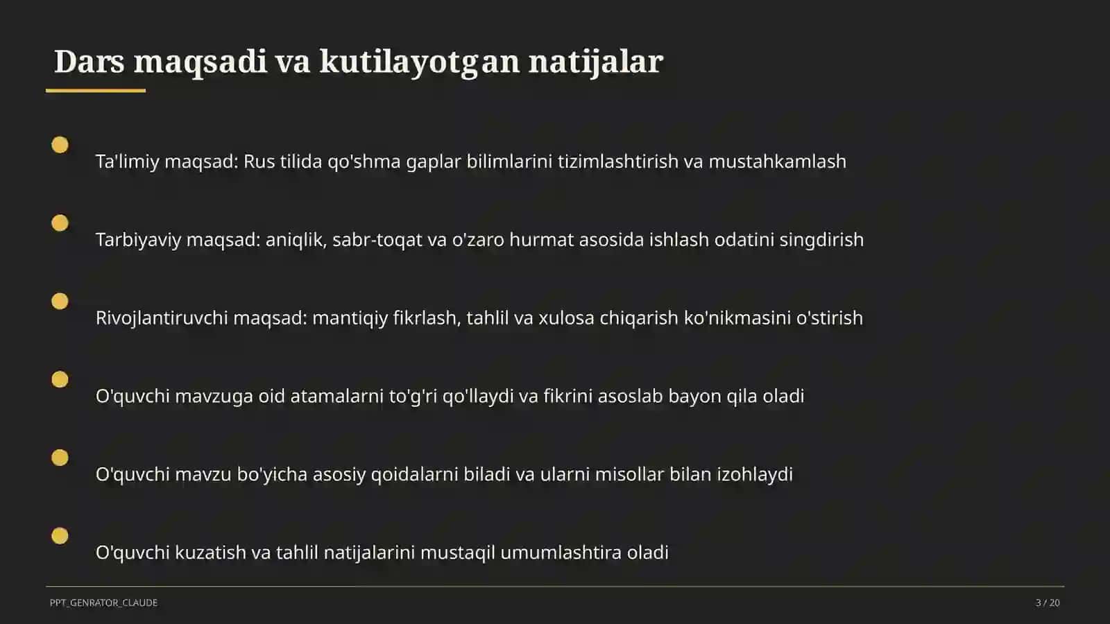 Rus tilida qo'shma gaplar (9-sinf) 3