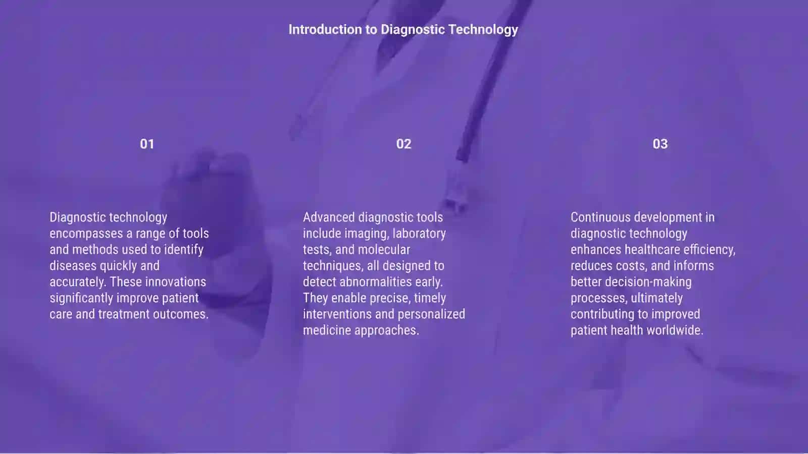 Diagnostic technology 3