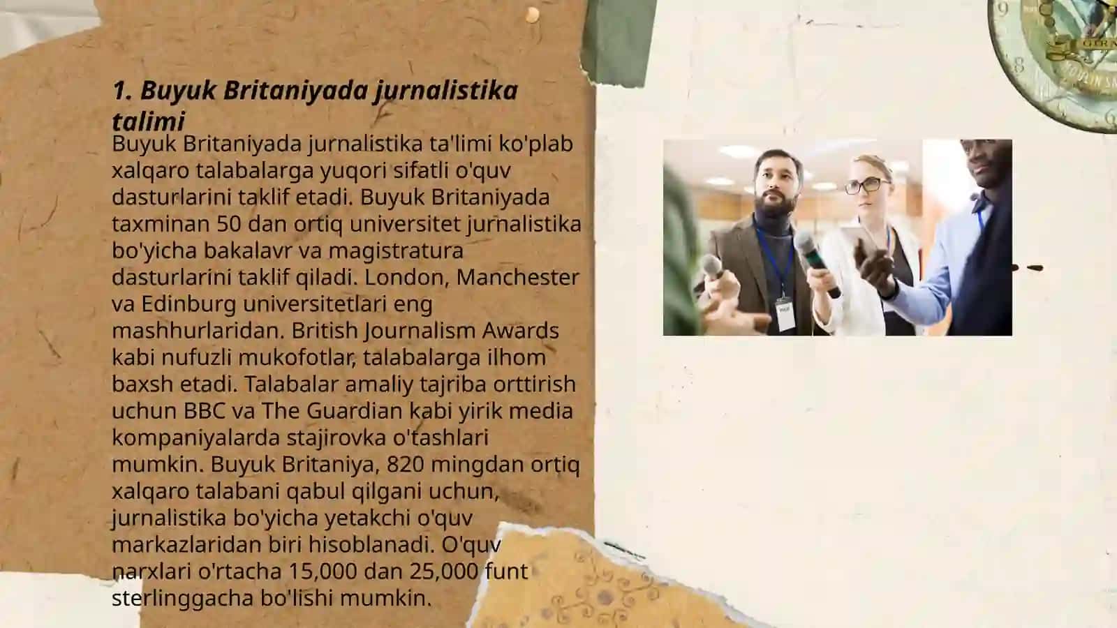 Buyuk Britaniyan jurnalistikasi 3
