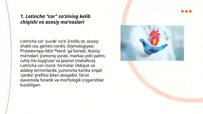 Lotin tilidan Yurak 3