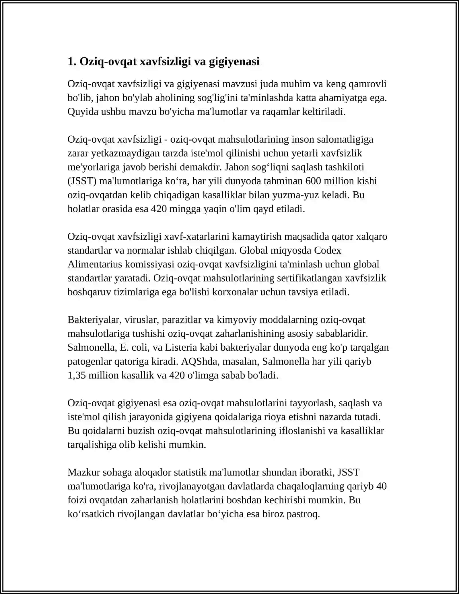 OVQATNING QOLORYALIGI VA OVQATLANISHNING FIZOLOGIK NO‘RMALARI OVQAT MAHSULOTLARINING OZUQAVIY VA BIOLOGIK QIYMATI 3