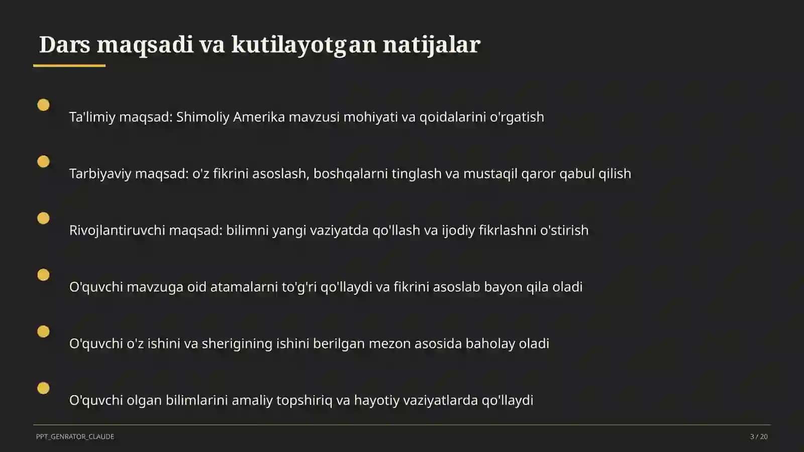 Shimoliy Amerika (7-sinf) 3