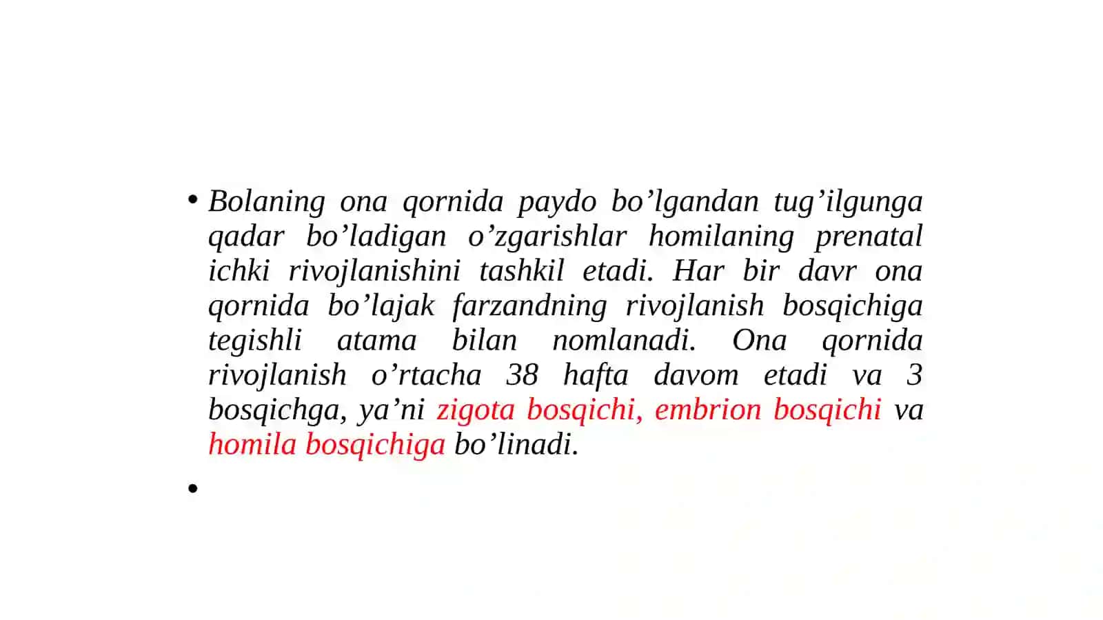 Psixik rivojlanishning asosiy bosqichlari (chaqaloqlik) 3