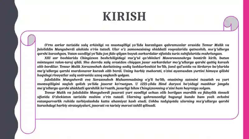 Temur Malik va Jaloliddin Manguberdi jasorati 3