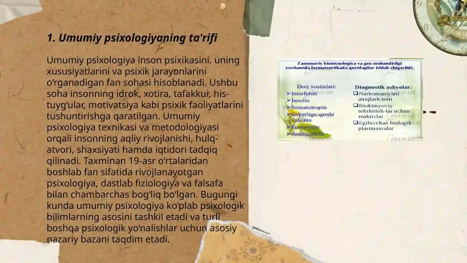 Umumiy psixologiya fanining predmeti, maqsadi va vazifalari 3