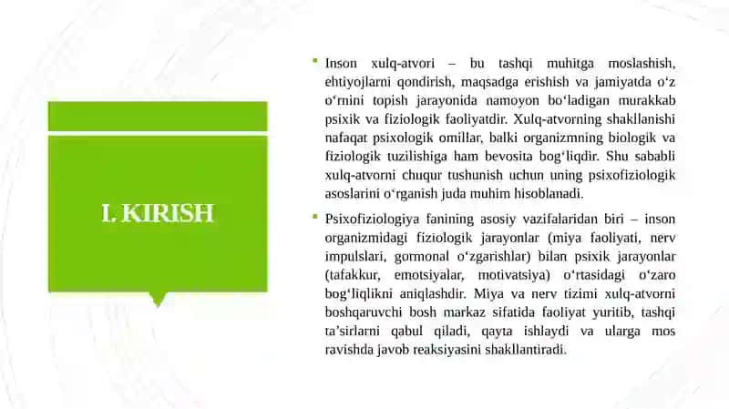 XULQ ATVORNING PSIXOFIZIOLOGIK ASOSI 3