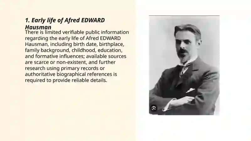 Afred EDWARD Hausman 3