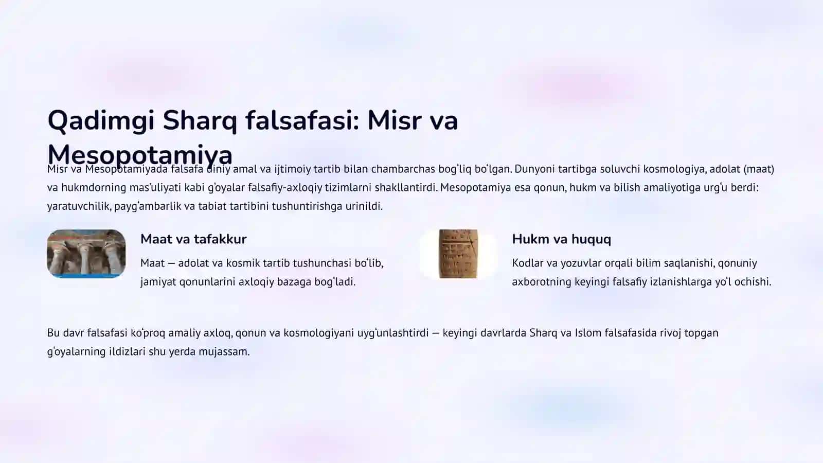 Sharq falsafasi 3