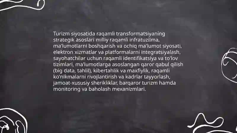 Turizm siyosatida raqamli transfarmatsiya 3