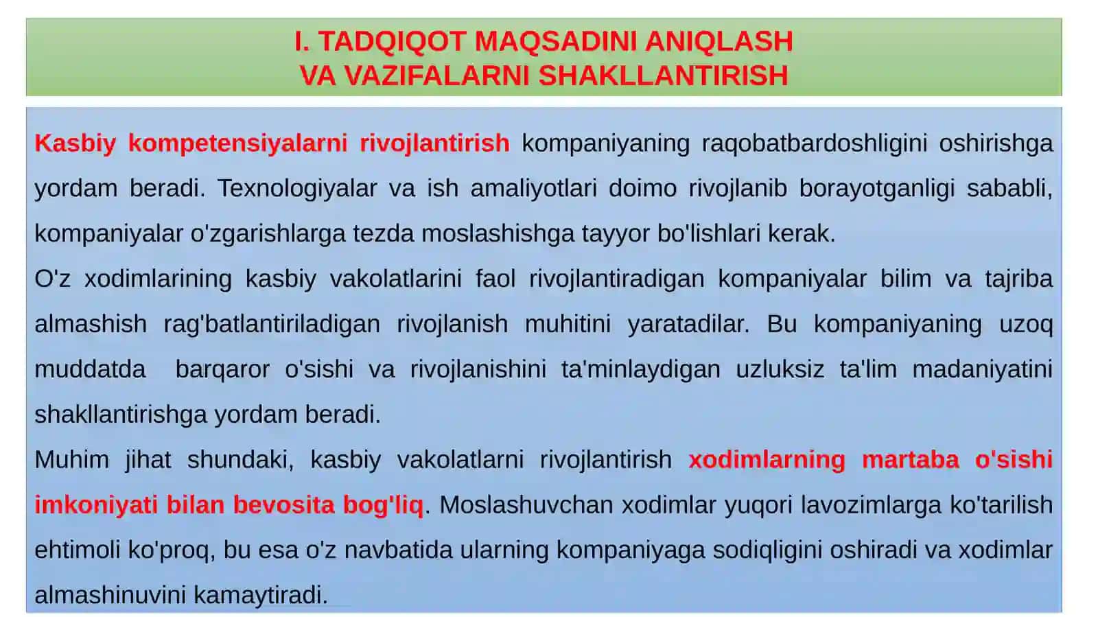 ILMIY MA'LUMOTLAR NIQIDIRISH, TIZIMLASHTIRISH VATAHLILQILISH 3