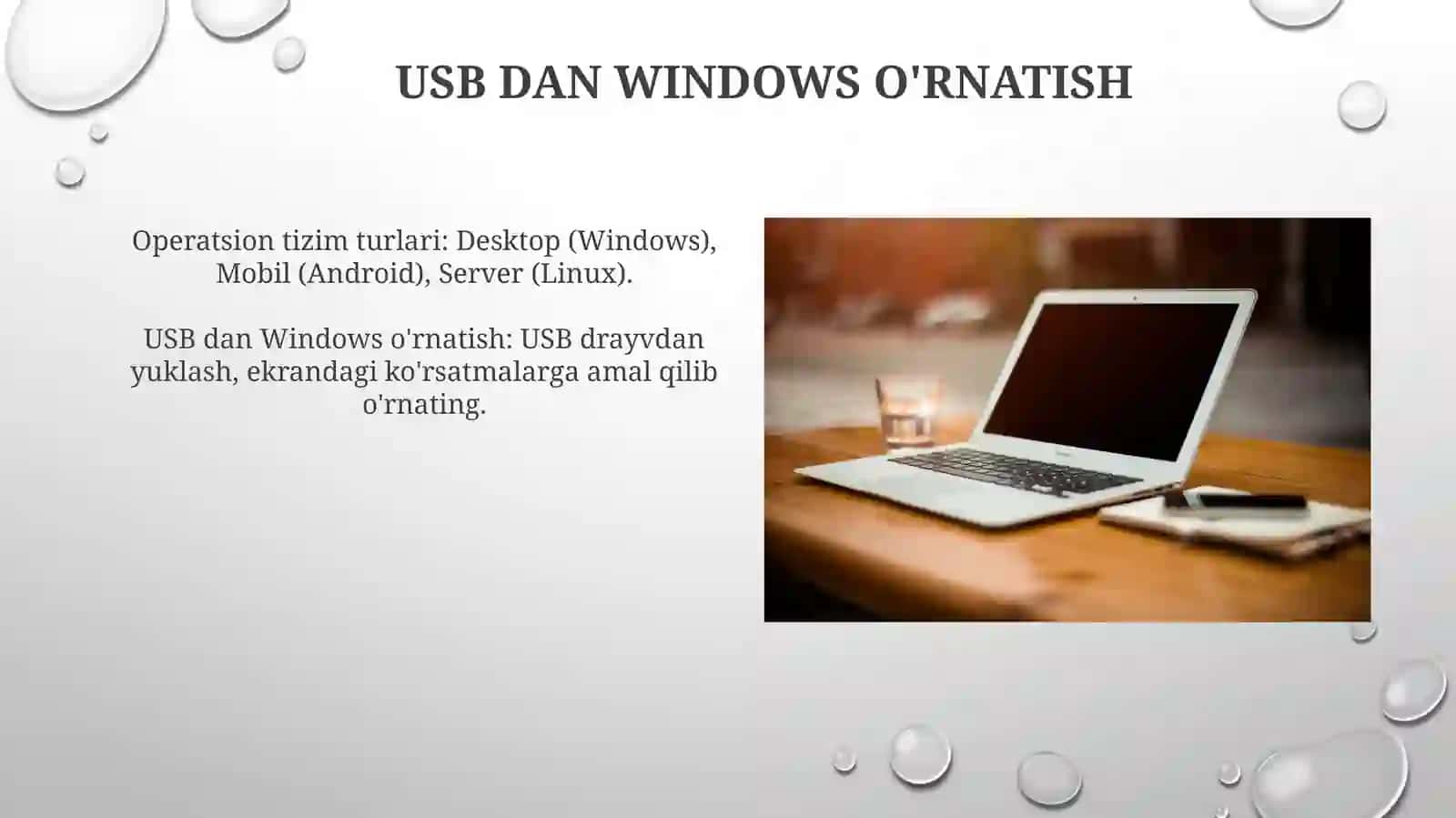 Operatsion tizim turlari 3