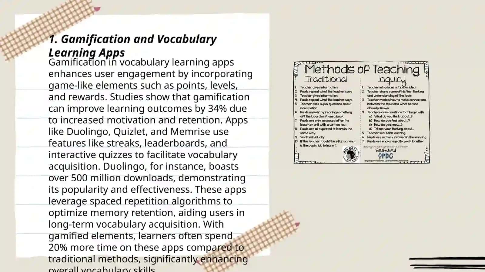Teaching vocabulary. Modern technologies of teaching vocabulary 3