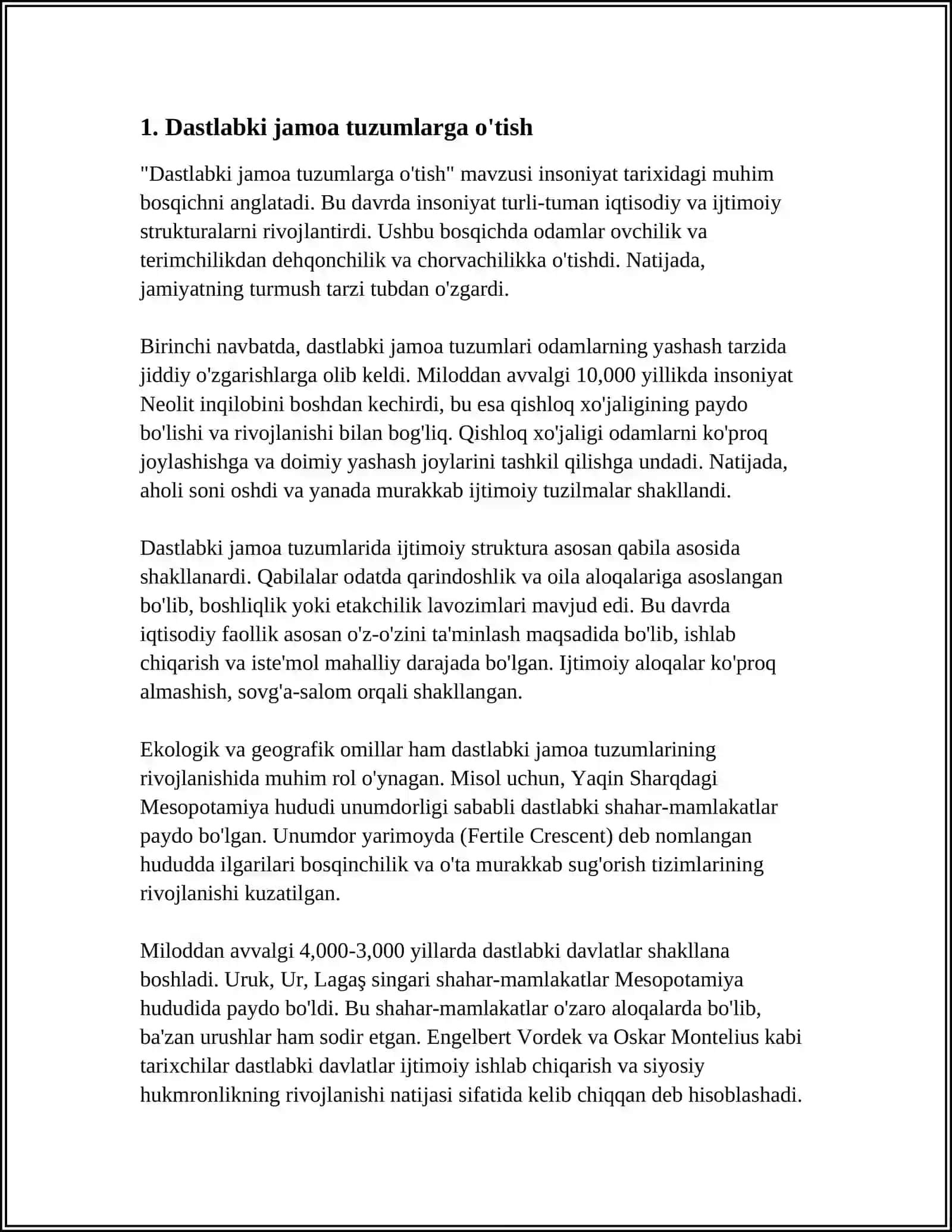 QADIMGI SVILIZATSIYALARNING VUJUDGA KELISHI 3
