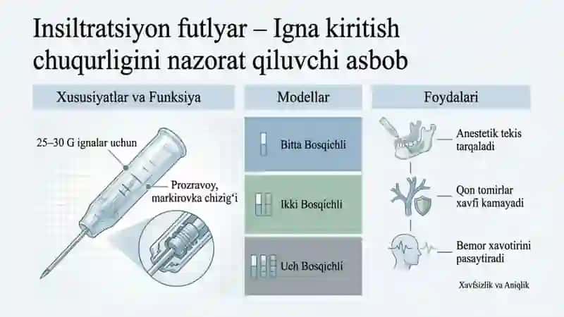 Mahalliy oʻgʻrisizlantirish usullari, insiltratsiyon futlyar, oʻtkazuvchi, yuz jagʻ sohasi oʻgʻrisiz 3