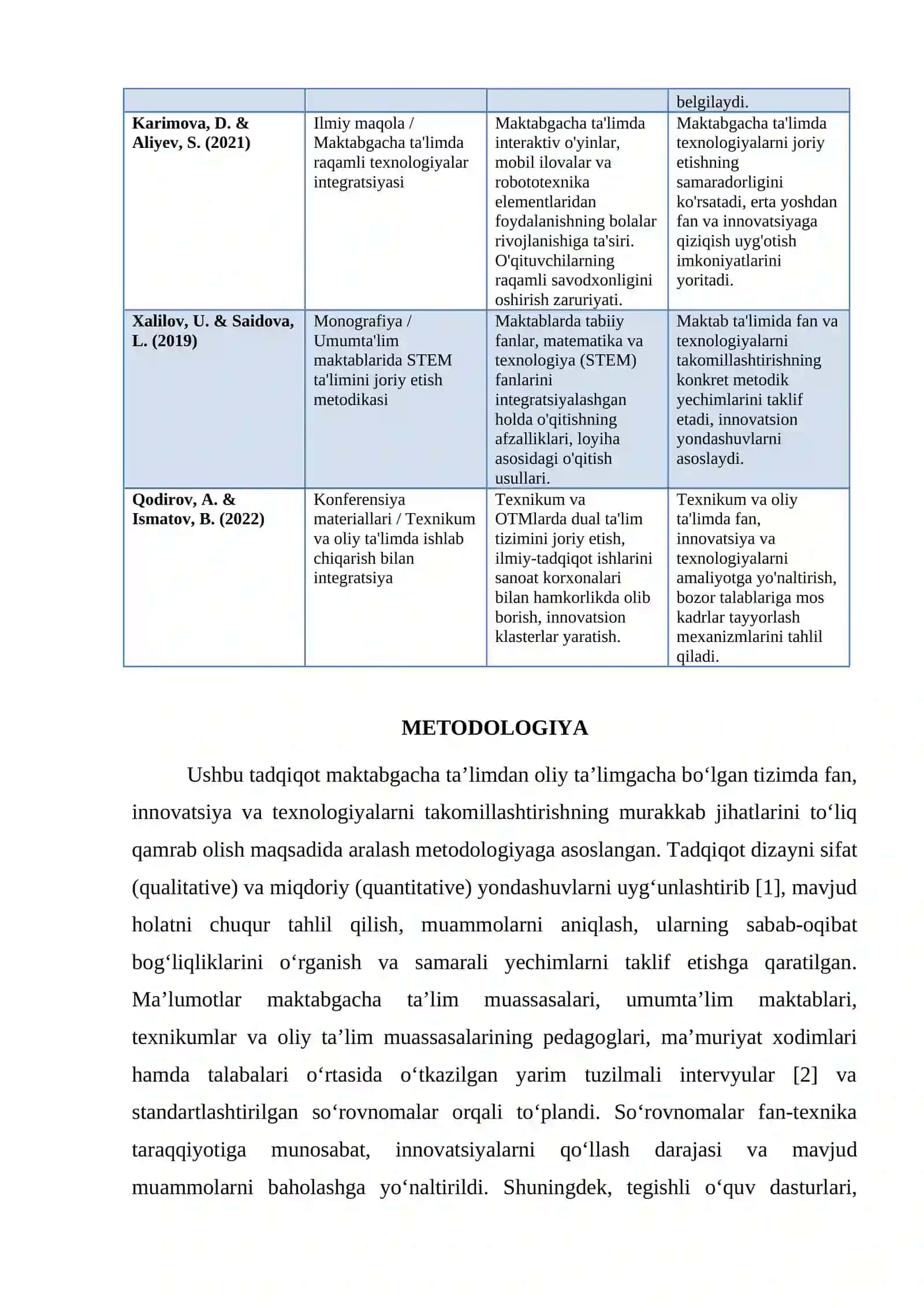 Fan, innovatsiya va texnologiyalar 3