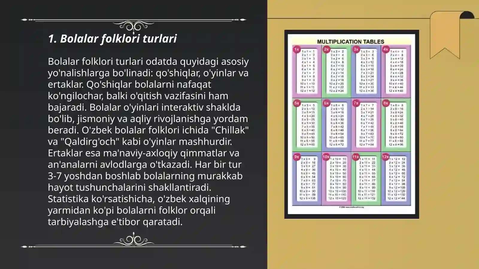 Bolalar folklori turlari 3