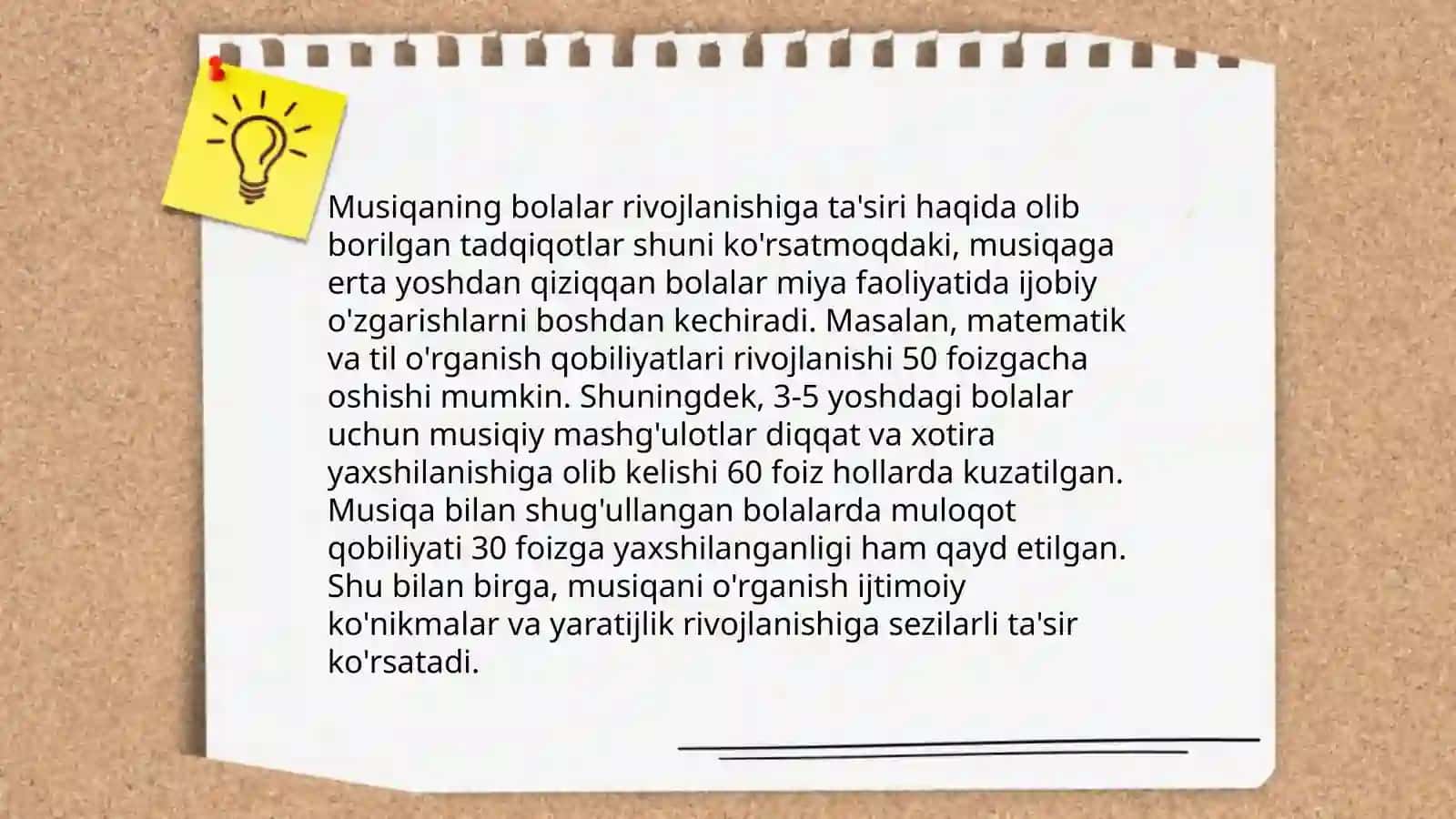 Musiqa bolalar kundalik hayoti 3
