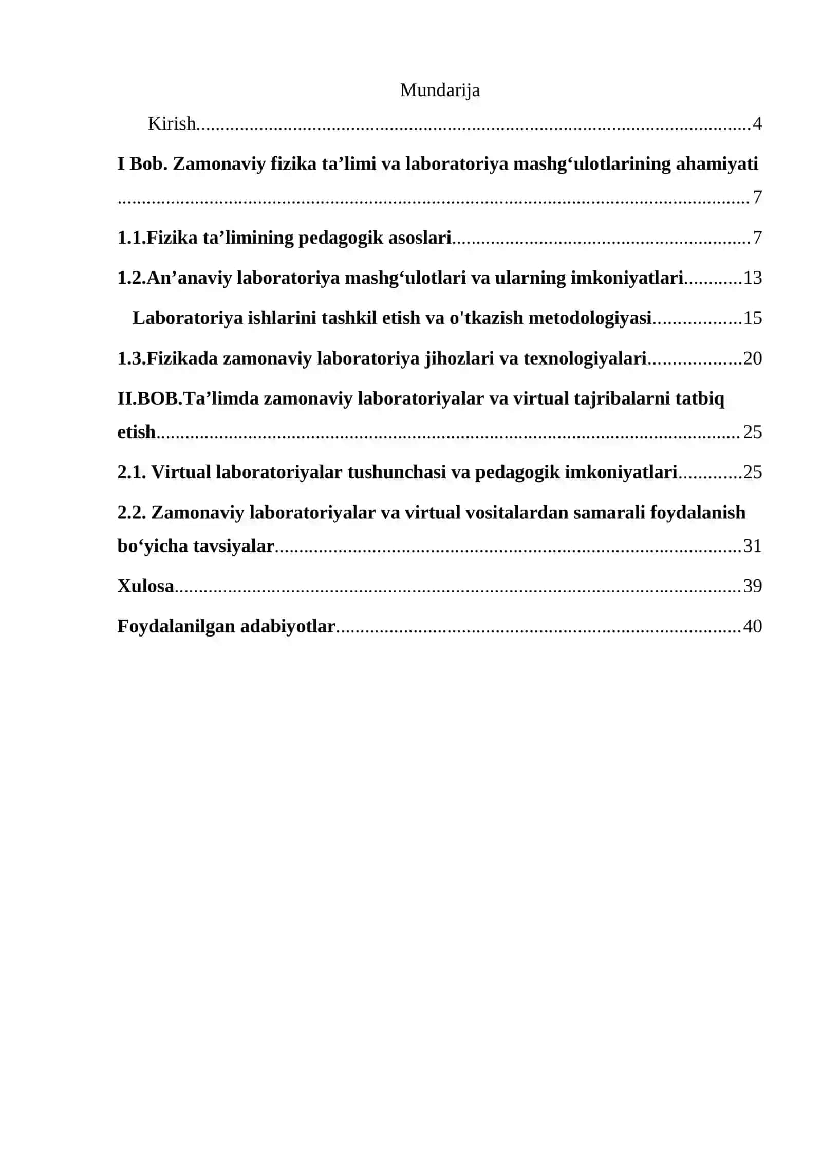 Ta’limda zamonaviy fizika laboratoriyalari va virtual tajriba vositalaridan foydalanish 3