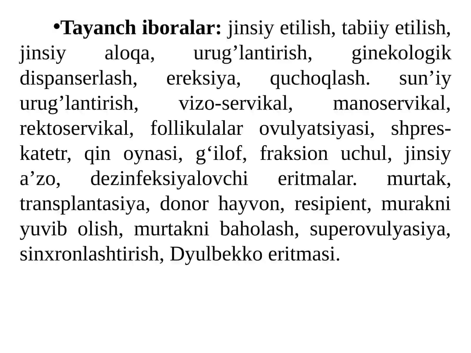 Hayvonlarni urug‘lantirishni tashkillashtirish va texnologiyasi. Urg‘ochi hayvonlarni sun’iy urug‘lantirish. Embrionni transplantatsiyasi 3
