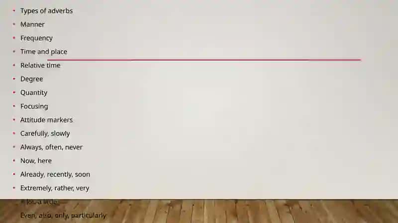 Adverbs 3