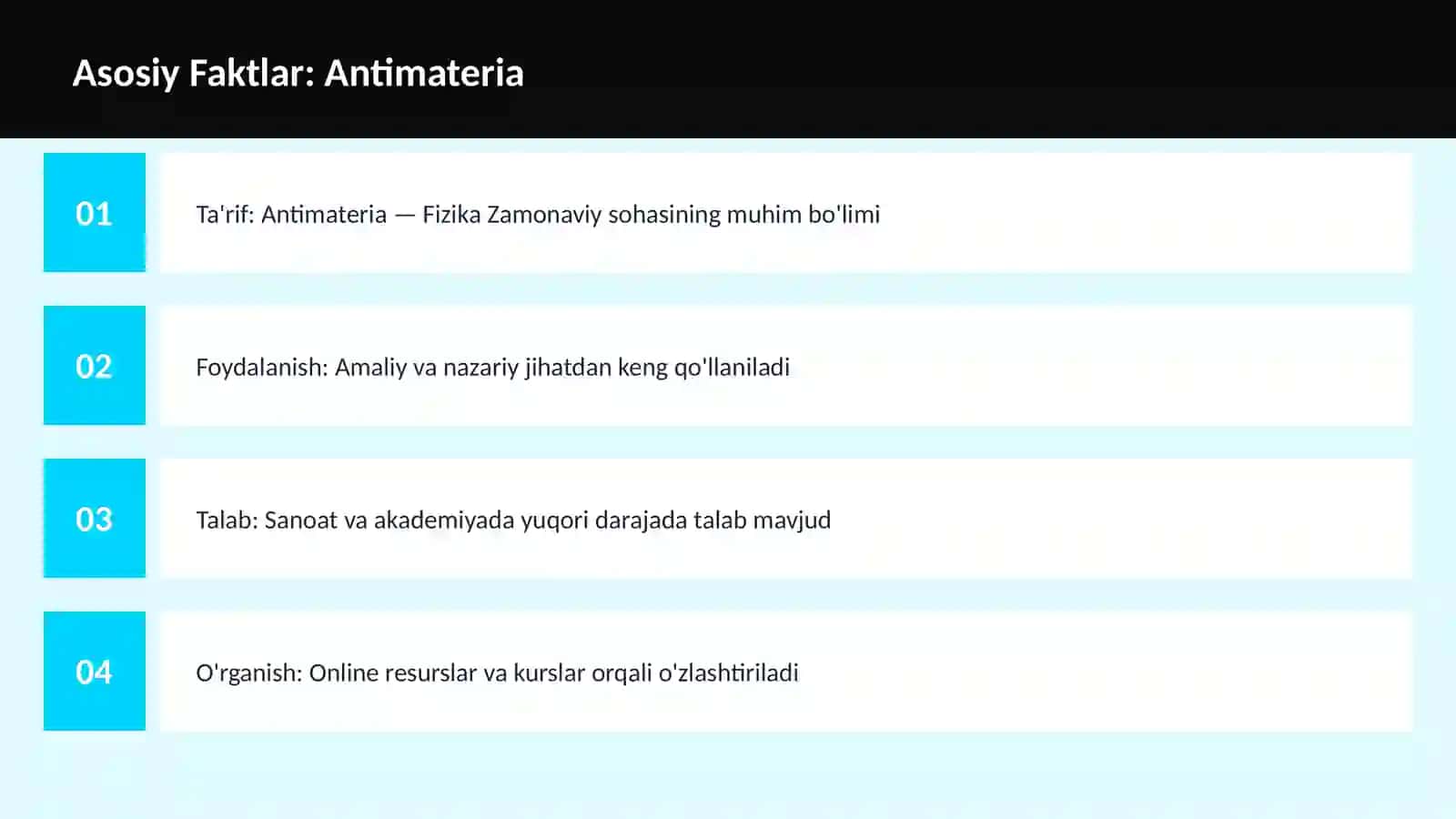 Antimateria 3
