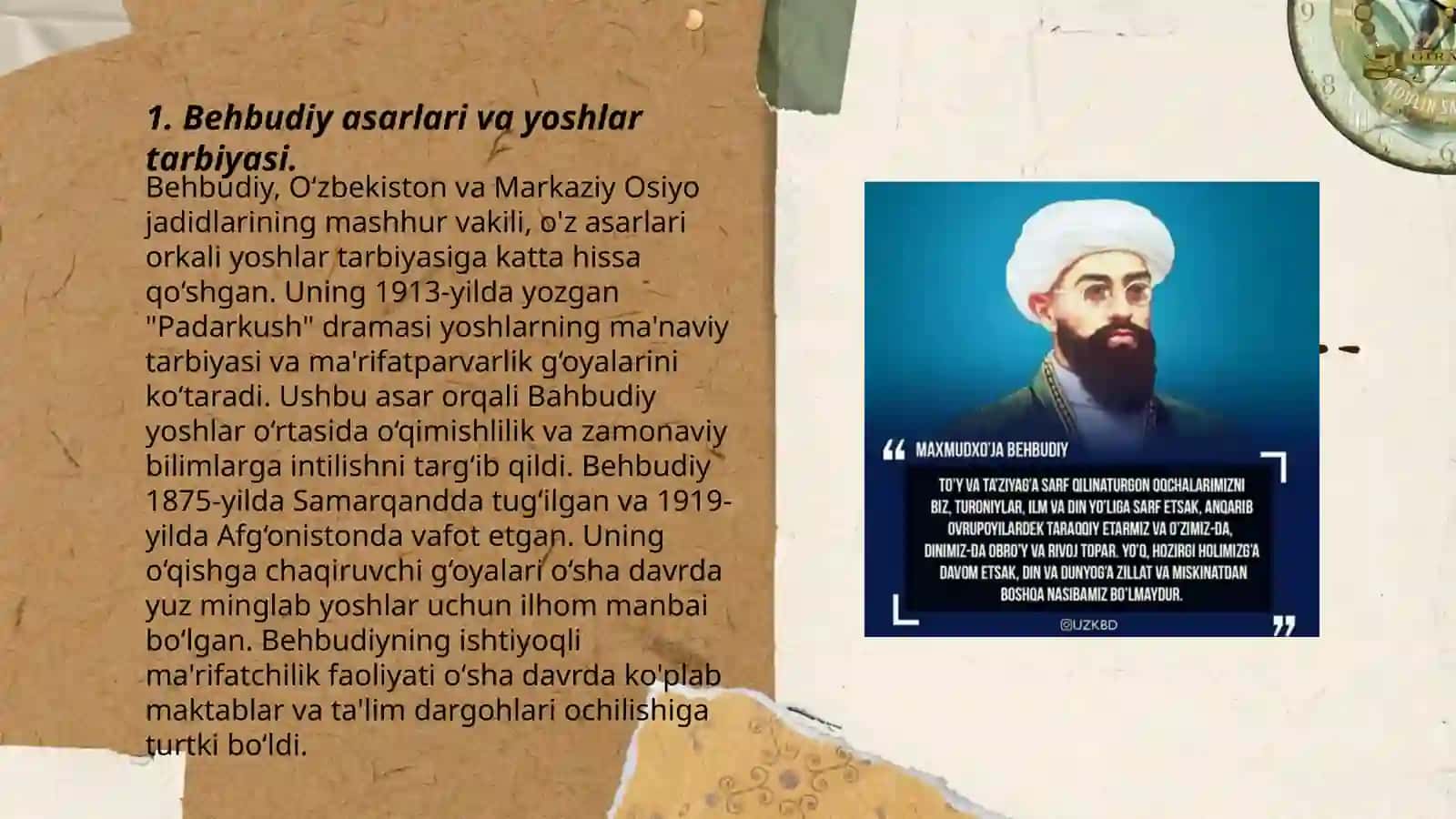 "Yoshlarga murojaat" va "Muhtaram yoshlarga murojaat" maqolalarni tahlil etish 3