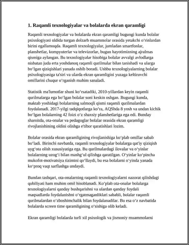 BOLALAR PSIXOLOGIYASI OLDIDA TURGAN DOLZARB MUOMMOLARNI ORGANISH 3