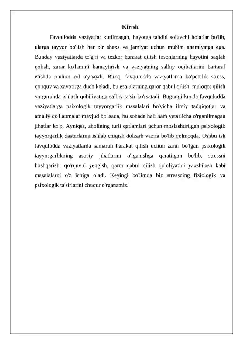 Refeart: Axolini favqulotda vaziyatlarda harakat qilishga pisixologik tayyorlanish 3