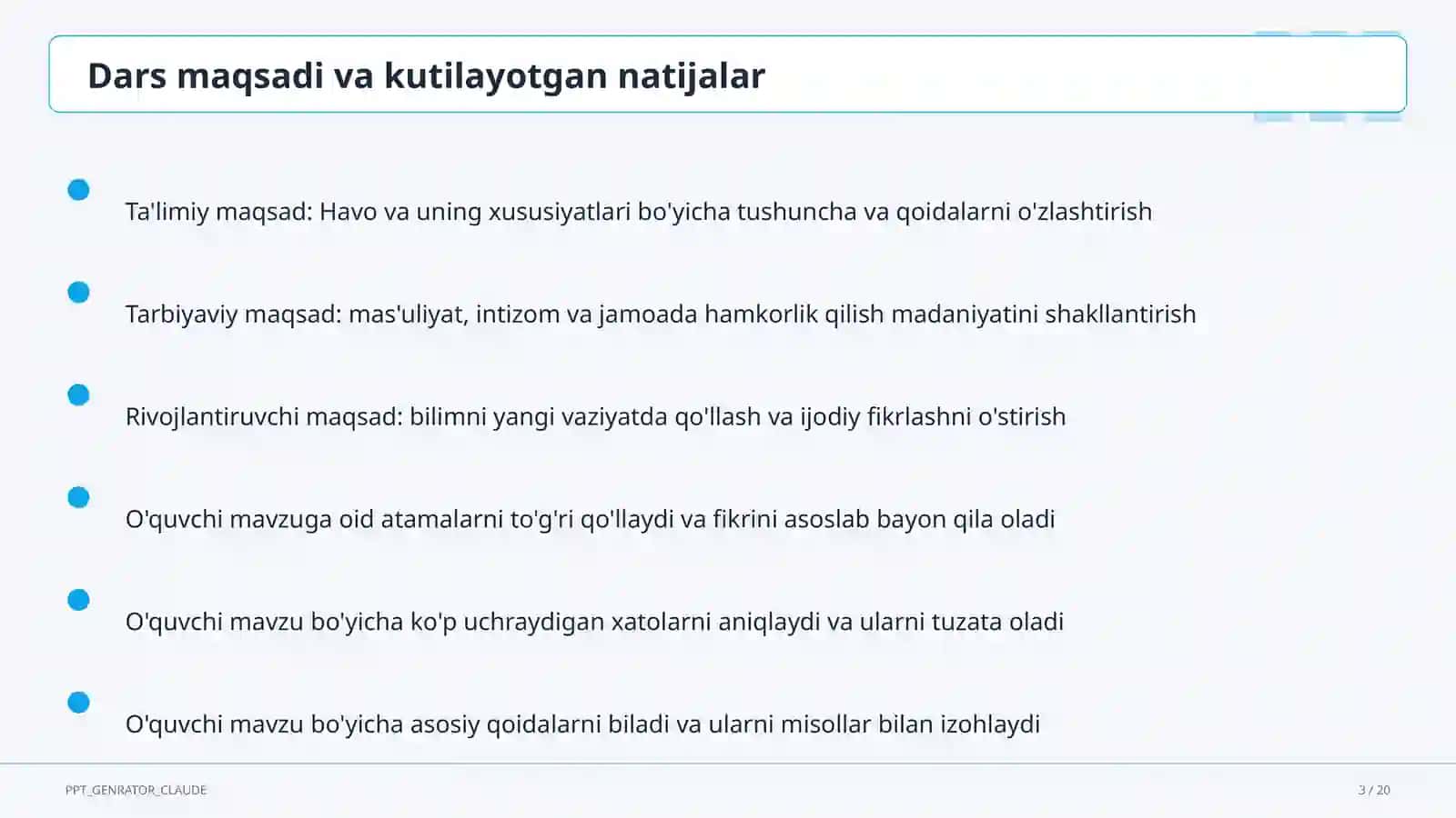 Havo va uning xususiyatlari (2-sinf) 3