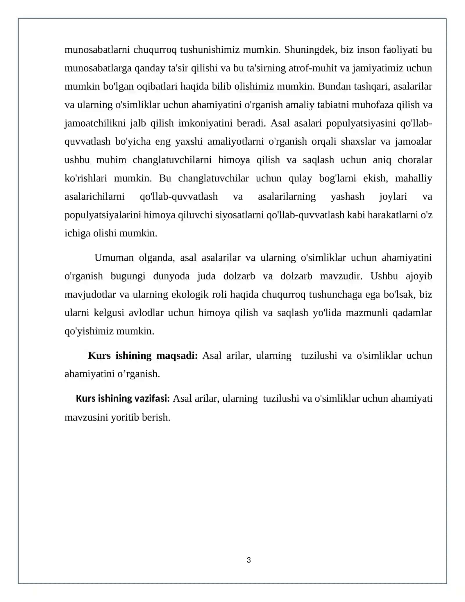 Asal asalari 3