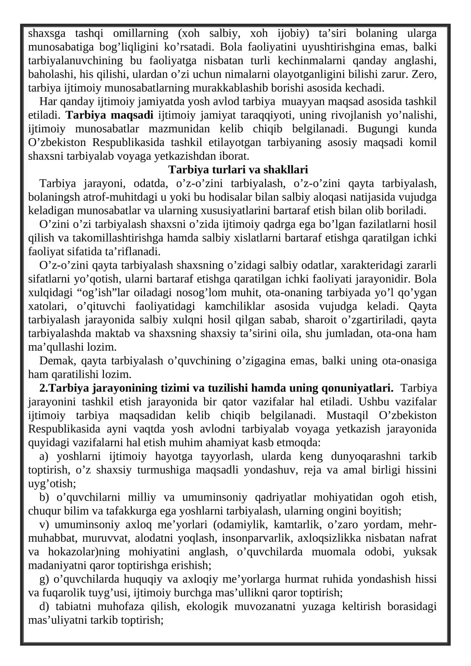 Tarbiya turlari va usullari 3