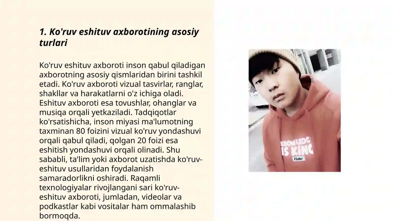 Ko'ruv eshituv axborotining yo'llari 3