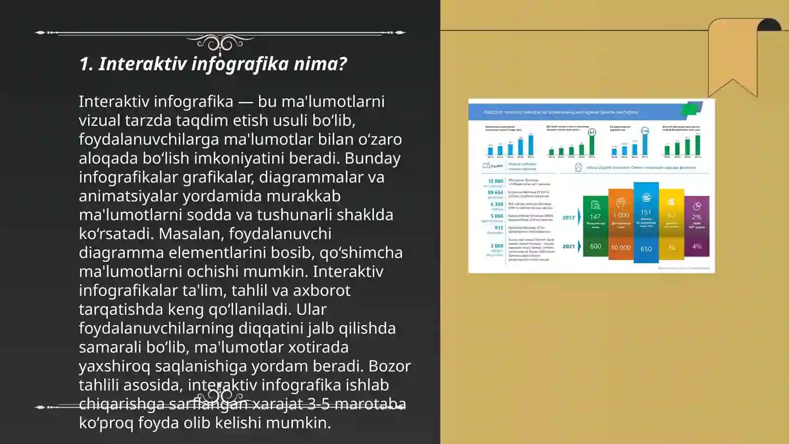 Kasbga doir interektiv infografika vositalarini yaratish texnologiyasi 3