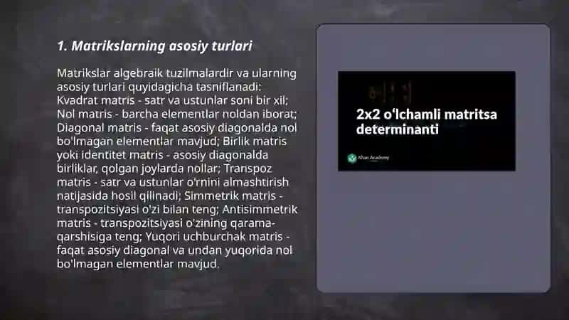 Matritsalar 3