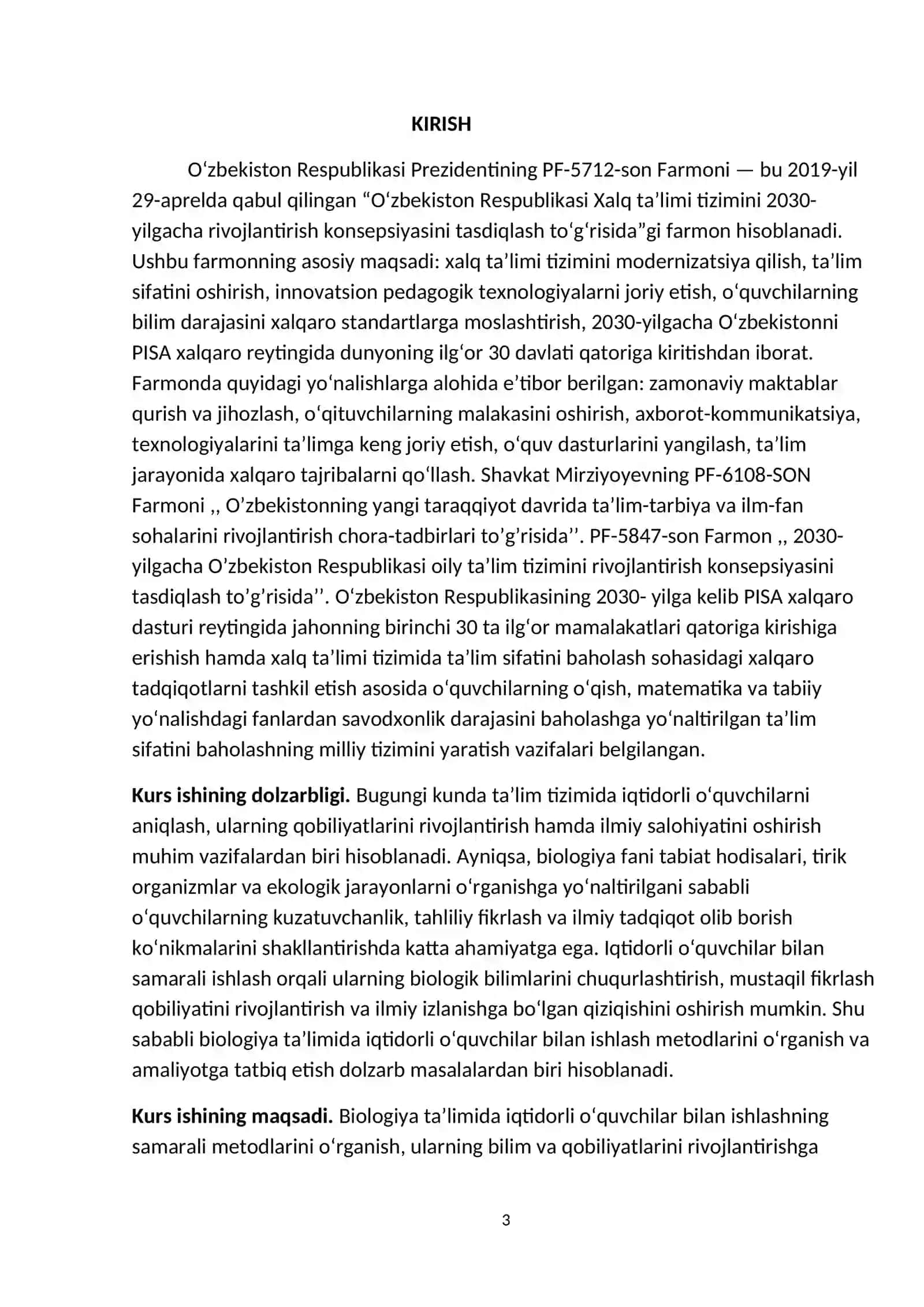 BIOLOGIYA TAʼLIMIDA IQTIDORLI OʻQUVCHILAR BILAN ISHLASH METODLARI 3
