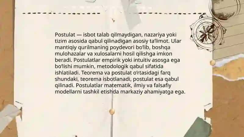 Postulat 3