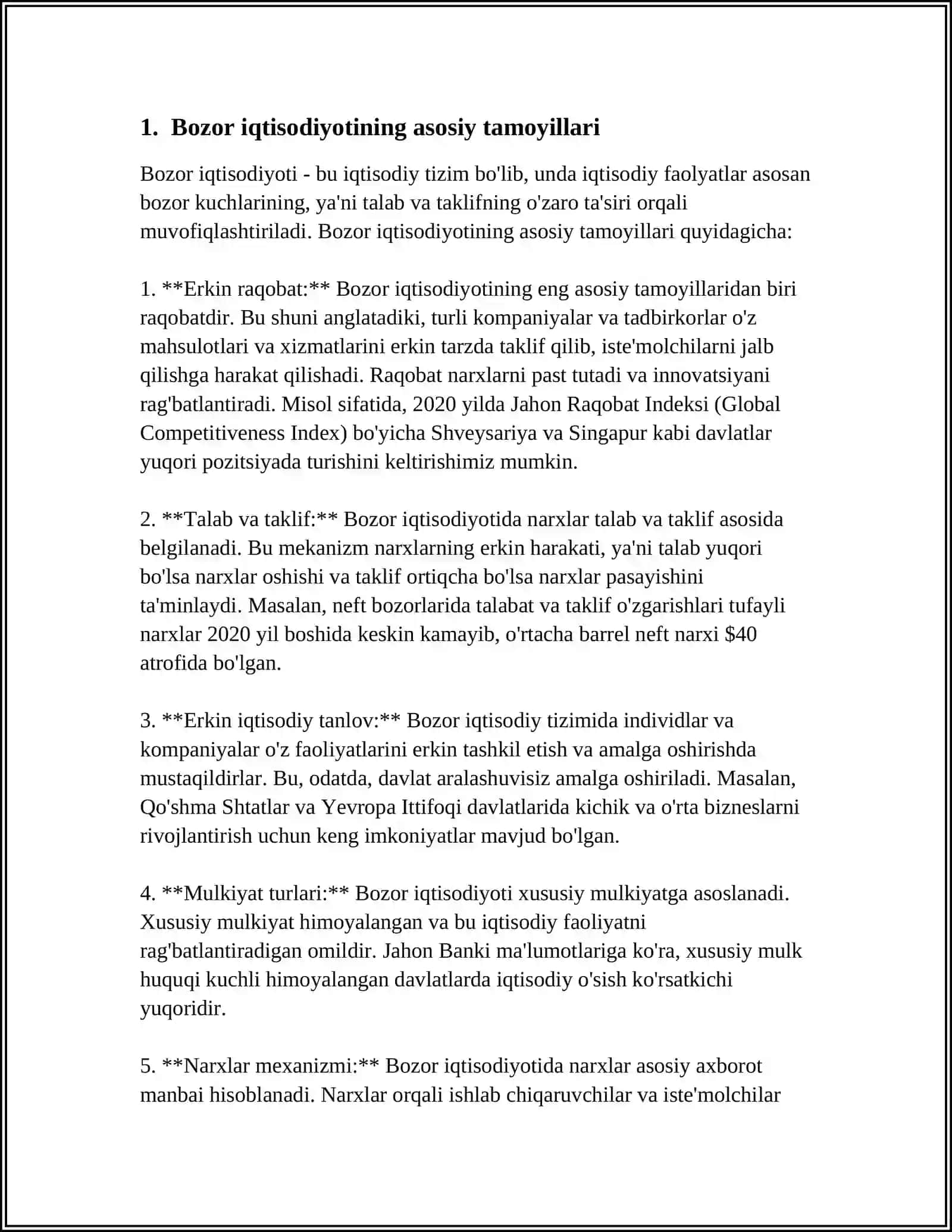 BOZOR IQTISODIYOTIDA TADBIRKORLIK FAOLIYATI VA TADBIRKORLIK KAPITALI 3