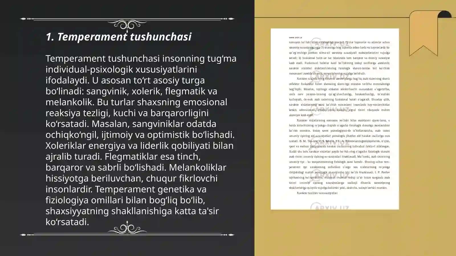 Temperament va xarakter 3