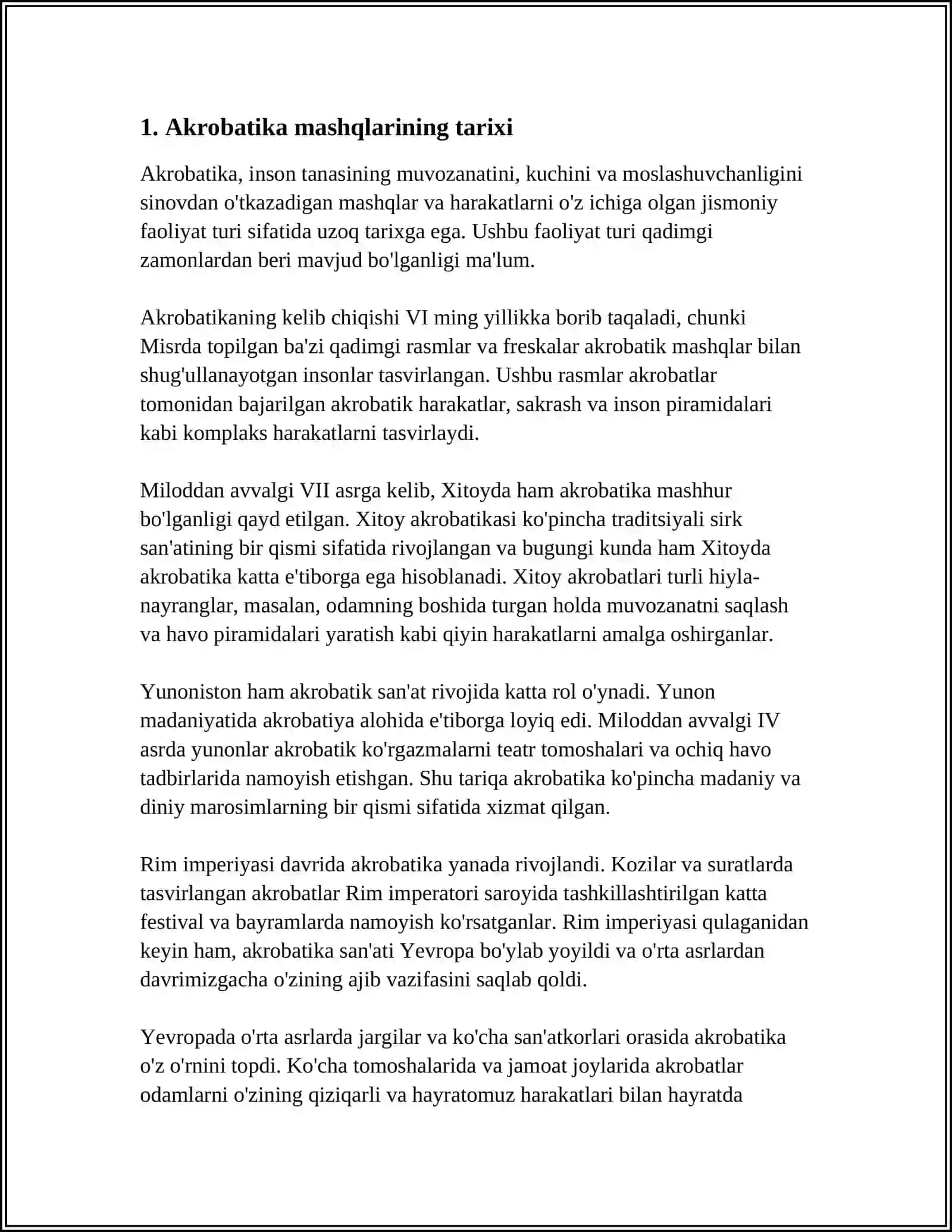 AKROBATIKA MASHQLARIGA TAVSIF 3