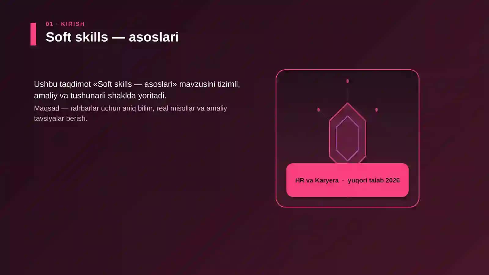 Soft skills — asoslari 3